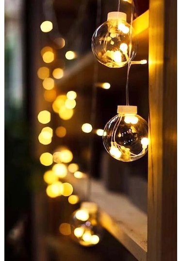 Buradanaldım 12 Toplu Animasyonlu Küre Perde Led 3 M