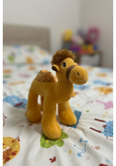 Sevimli Deve Peluş Oyuncak 20 Cm Çok Renkli