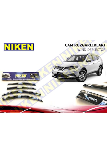 Nissan X-Trail Kromlu Cam Rüzgarlığı Niken 2015 Sonrası