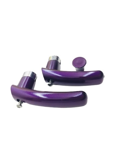 Çaydanlık Sapı Takımı Kulp Tutamak Seti Parlak Mor Yanmaz Mor