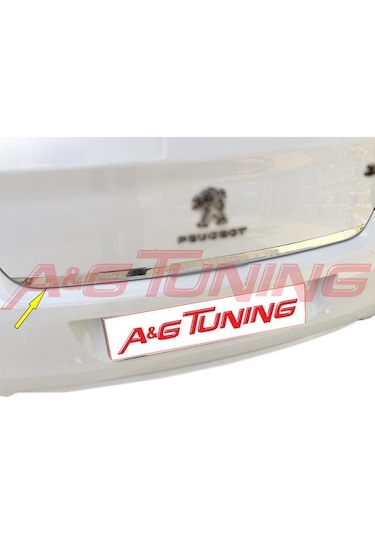 Peugeot 301 Krom Bagaj Alt Çıta Formlu Paslanmaz Çelik N11.5778