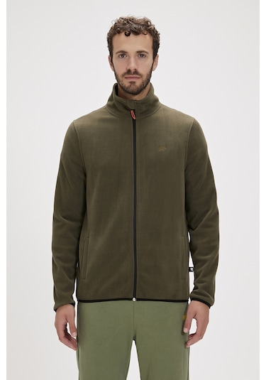 Bad Bear Bowie Full-zip Haki Fermuarlı Erkek Polar Sweatshirt-haki Haki