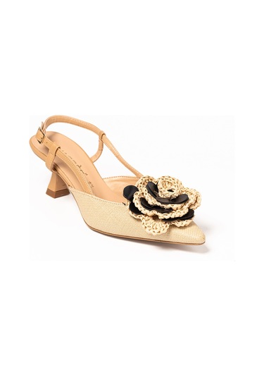 Natural Topuklu / Stiletto Kadın 3214m023 Nacree Oas beyaz