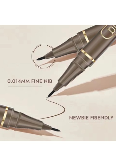 İnce Eyeliner Suya Dayanıklı, Tere Dayanıklı, Uzun Ömürlü Ve Lekesizdir. Newbie 02 Dark Topaz