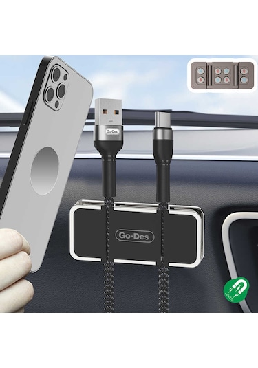 Go Des GD-HD782 Magnetic Araç Telefon Tutucu - ZORE-221214