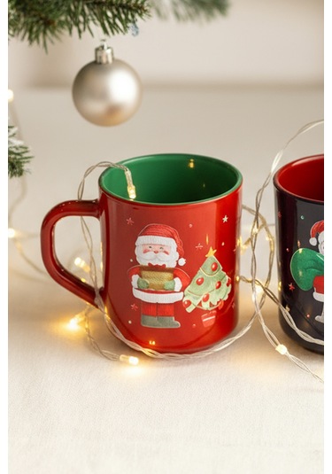 Santa Party 2'li Kupa Seti 250 Cc Renkli