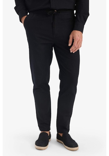 Defacto Jogger Slim Fit Jogger Paça Pamuklu Pantolon D2671ax25aubk81 Siyah-bk81