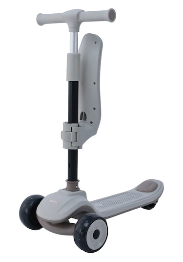 Prego Bluetooth Özellikli Işıklı Katlanabilir Nitro Scooter Bej