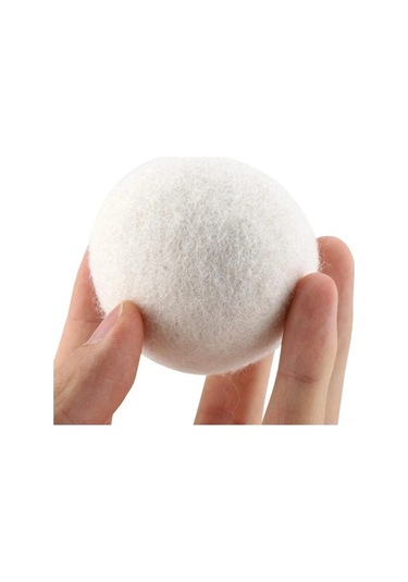 Fortunelane 6 Adet 6cm Doğal Yün Kurutma Topu Kimyasız Kumaş Yumuşatıcı Yeniden Kullanılabilir Kuruma Süresini Uzatır Ev-friendly