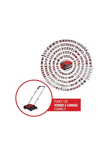 Einhell GC-SC 18/28 DS Li-Solo Akülü Çim Havalandırma (Akü ve Şarj Hariç) - 3420625