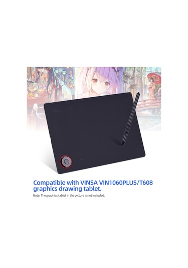 Vinsa VIN1060 Plus T608 Grafik Çizimiyle Uyumlu Kalem Sytlus