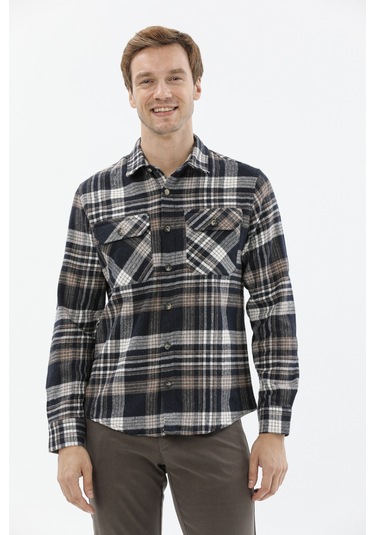 Finesuits Erkek Akrilik Flanel 2422204069.akrr Lacivert