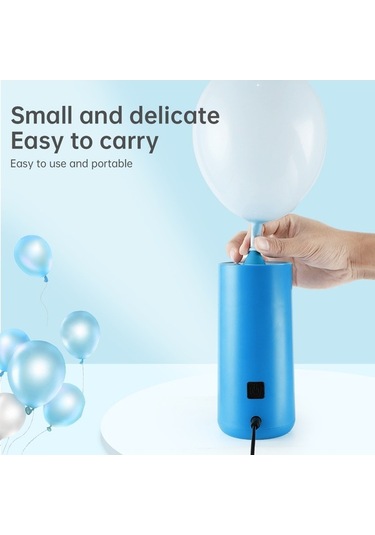Novahub Mini Elektrikli Balon Pompası Balon Üfleme Makinesi Pres Ve Otomatik Şişirme Balon Şişirme Makinesi Helyum Balonu İçin Tüm Balon, Pratik Balon Pompası