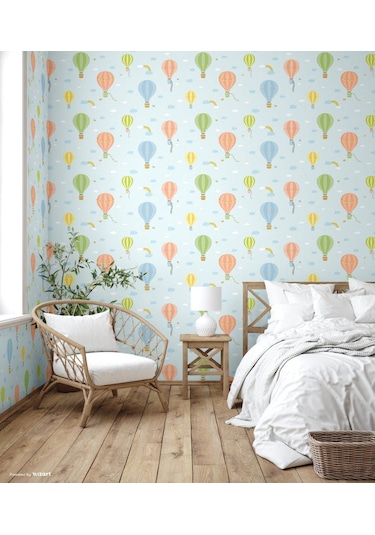 Adawall Adakids 8901-1 Genç Çocuk Balon Desenli Duvar Kağıdı