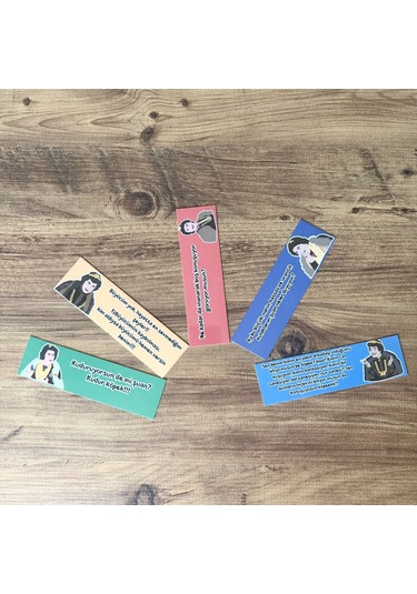 5 Adet Prens Kitap Ayracı 155x45 Mm