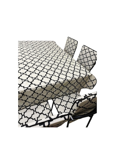 Masa Örtüsü Takımı Ve Sandalye Minderi 6 Adet(Alaçatı) (524834617)