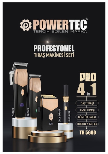 Powertec TR-5600 Pro 4in1 Set