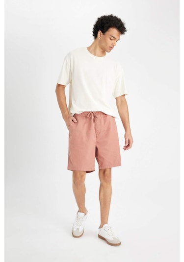 DeFacto Relax Fit Gabardin Bermuda Şort D4697AX24HSBN569 DeFacto Relax Fit Gabardin Bermuda Şort D4697AX24HSBN569