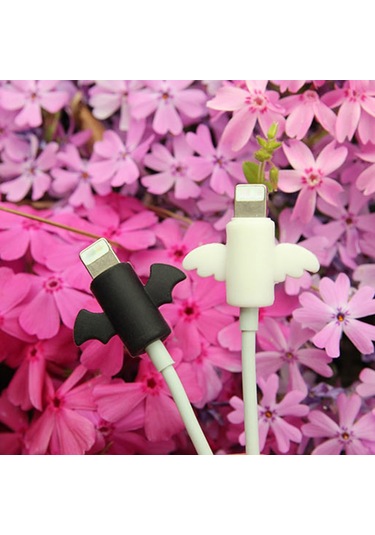 Singree Şirin Hayvan Figürlü Kablo Koruyucu - Kırılmayı Önler, Kolay Takılır, Mini Boyutlu