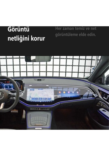 Mercedes E220 Mat Ekran Koruyucu Multimedya Ve Yolcu Ekranı