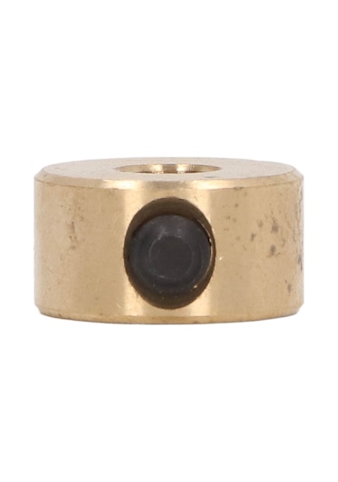 Wezone Bronz Materyalli Delik Derinliği Konumlandırıcı, Ahşap İşlerinde Hassas Delme İçin Sabitlenebilir 6mm Delme Durdurucu Çemberi