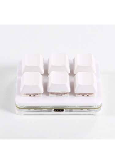 Lemestar 6 Tuşlu Özelleştirilebilir Mekanik Klavye - Usb Bağlantılı Taşınabilir Kısayol Paneli