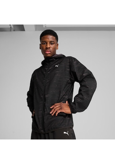 Puma Tad Essentıals Aop Erkek Dokuma Ceket 526734 01 Siyah