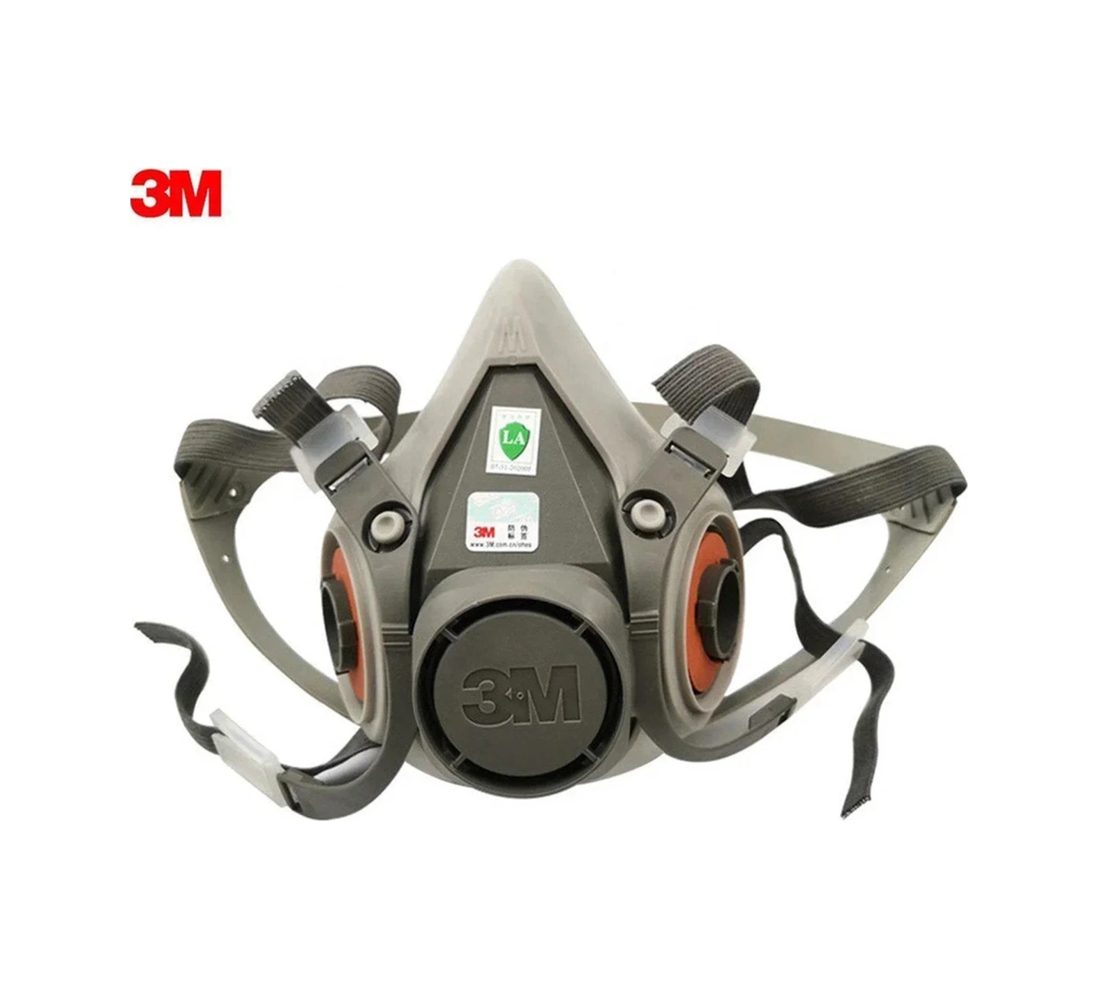 3m Yarım Yüz Maske 6200 Solunum Koruyucusu Ayarlanabilir Koruyucu Askılı Endüstriyel