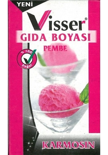 Visser Toz Gıda Boyası Pembe 9 G