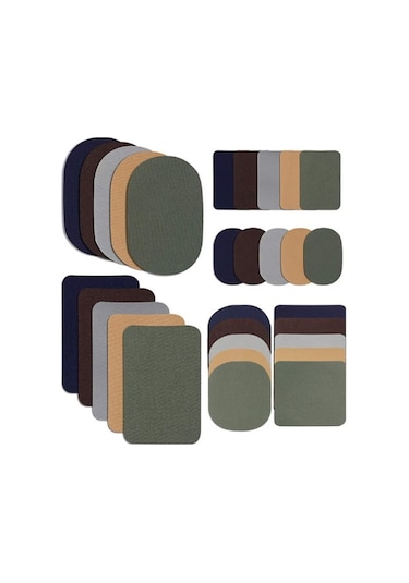 Nt 5 Farklı Renkte 30 Adet Ütüyle Yapışan Yamalar