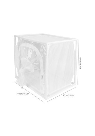 Gajeena 40x30x40 Cm Pvc Ve Ağ Malzeme Kuvvetli Böcek Kafesi, İyi Havalandırma, Kelebekler İçin Uygun, Dış Mekan Ve Seralar İçin, Gözlem Ve Yetiştirme Amacıyla