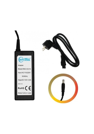 HP Uyumlu Notebook Laptop Adaptörü 19.5 V 3.33a 65w 7.4x5.0 Mm Wna-hc016