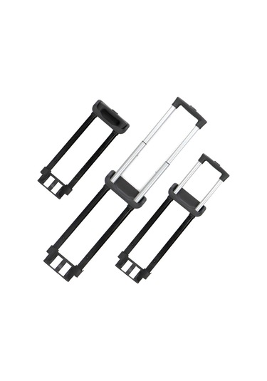 Homyl Seyahat Bagaj Çekme Çubuğu Arabası Çantası 50cmx16cmx4cm Siyah