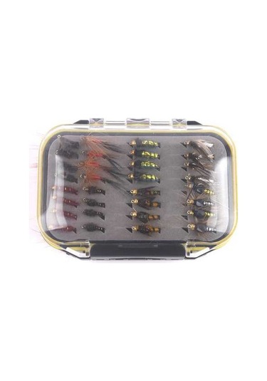 Novahub 64 Parça Yapay Sinekli Olta Yemi Seti - Çeşitli Balıklar İçin Biyomimetik Tasarım, Kapsamlı Balık Avı Seti