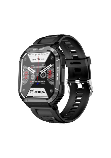 Leezsing V50 Akıllı Saat (İthalatçı Garantili): 1.83" Ips Ekran, Arama, Nabız, Spor Modları İle Sağlık Takibi Ip67 Su Geçirmez