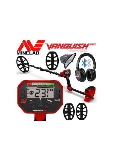 Minelab Vanquish 540 Dedektör + Hediye Alan Tarama