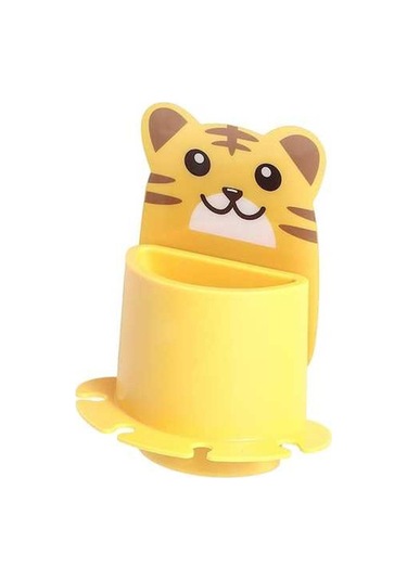 Pazly Tutucu Suntek Sarı Sarı Karikatür Fırçası Duvar Diş Çocuklar Ma Sarı