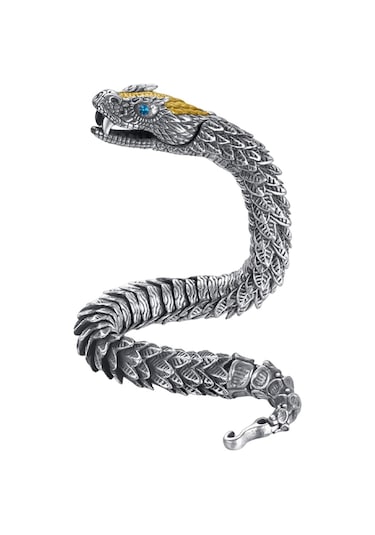 Magideal Suntek Bağlantı Bilezikler Bileklik Bakır Gotik Ejderha 22 CM Çok Renkli