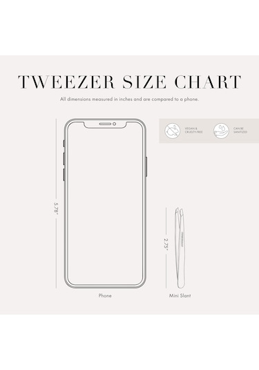 Tweezerman Mini Slant Tweezer Geranium Cımbız Mercan
