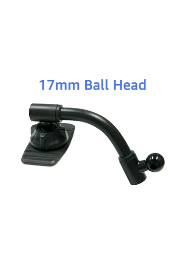 Untoom Evrensel 17mm Araç Telefon Tutucu Nano Tutkal Tabanı - Dashboard Ve Cam Montaj Standıblack Black