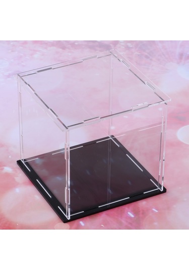 Dolıty Akrilik Oyuncak Teşhir Vitrini Toz Geçirmez Süs Koruma