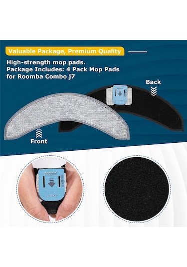 Xiaaokeji İrobot Roomba Elektrikli Süpürge Filtre Yan Fırça Paspas Bezi Toz Torbası