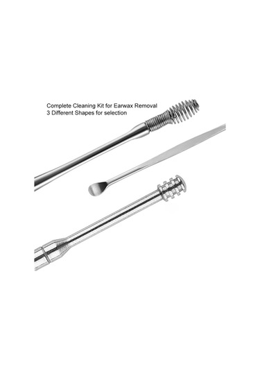 Yifomall 6 Parça Kulak Bakım Seti - Paslanmaz Çelik Kulak Temizleme Kaşığı Ve Fırçası İle Hijyenik Kulak Bakımı