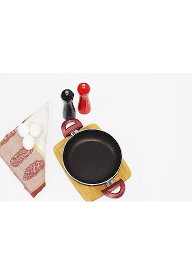 Eminox Çift Kulplu Granit Sahan Tava 18 CM