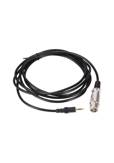 Lemestar 3m Xlr Dişi - 3.5mm Erkek Mikrofon Kablosu, Ofc Telve Ve Gümüş Kaplı Uçlar İle Ses Kalitesi Artırıcı, Emı/rfı Engellici