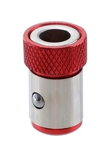 Matkap Kafası Bit Vida Için Kırmızı Evrensel Halka 6.35mm Korozyon Önleyici Tornavida Manyetik Manyetik Sürücü Şaft Halkası 1/4 ''aksesuarlar 7436