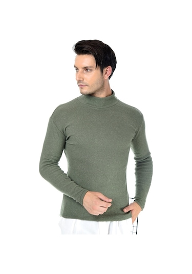 Belifanti Collection Erkek Yarım Balıkçı Yaka Slim Fit Kazak