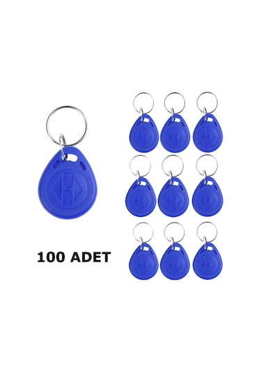Wozlo Chip TK4100 Tag Göstergeç Proximity Manyetik Anahtarlık 100 Adet