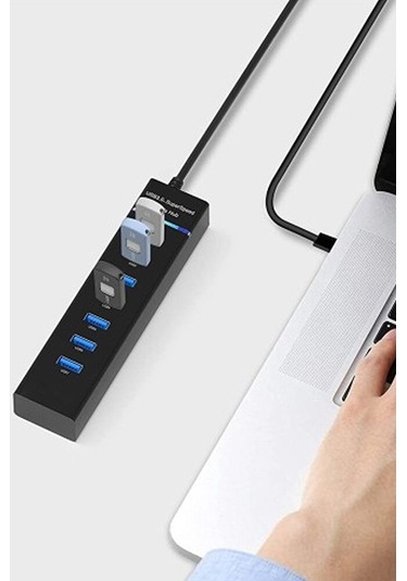 Usb 3.0 High Speed 7 Port Usb Çoklayıcı 5gbps Hub