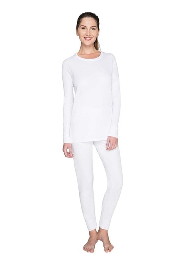 Yetişkin Termal İçlik - Thermoform - Heavy - Unisex - Beyaz Çok Renkli